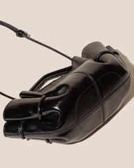 Hereu Crossbody Bags | ARTA MINI CRINKLED GLOSSY - Pleated Crossbody Bag - Women