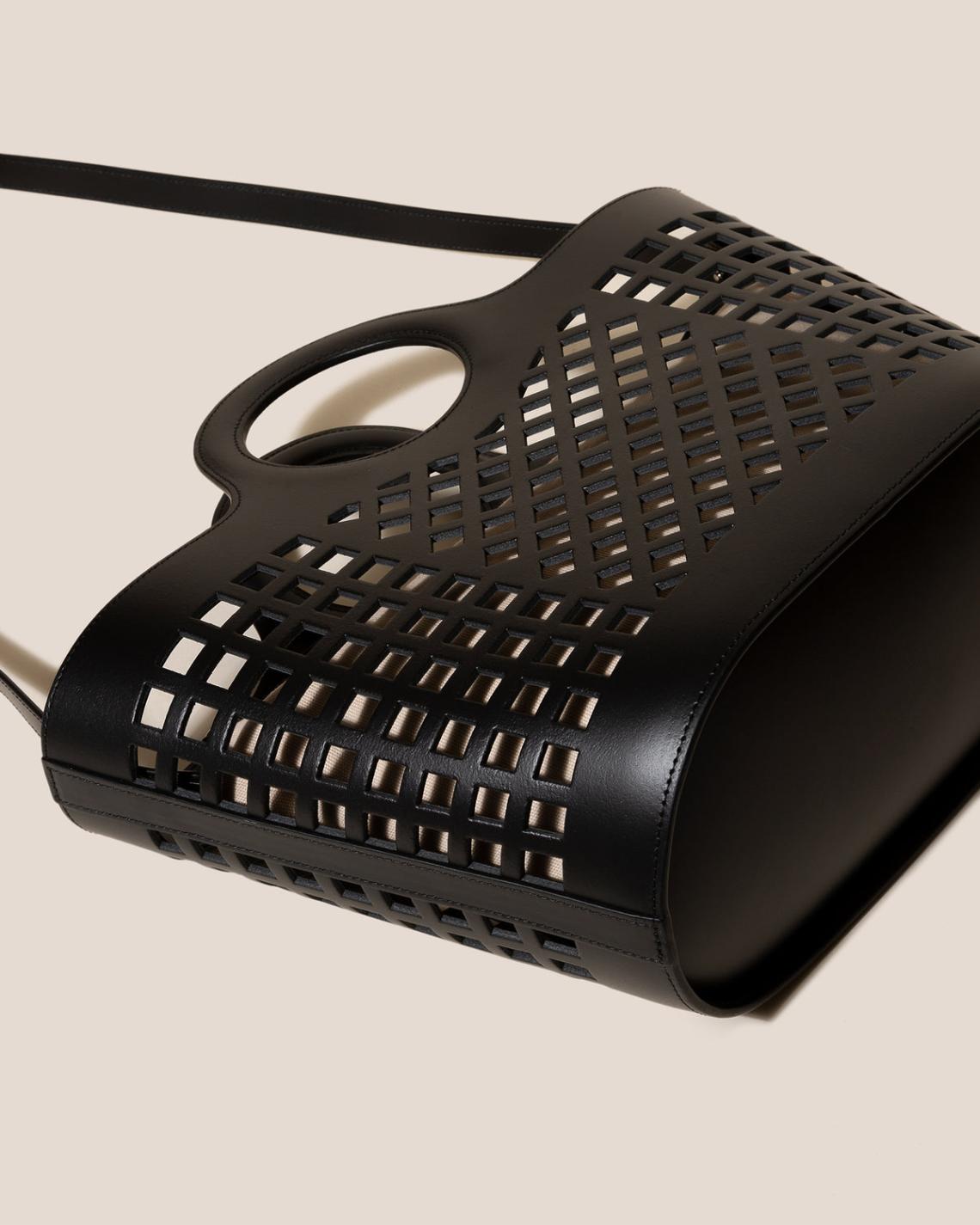 Hereu Crossbody Bags | COLMADO - Cut-out Leather Tote Bag - Women