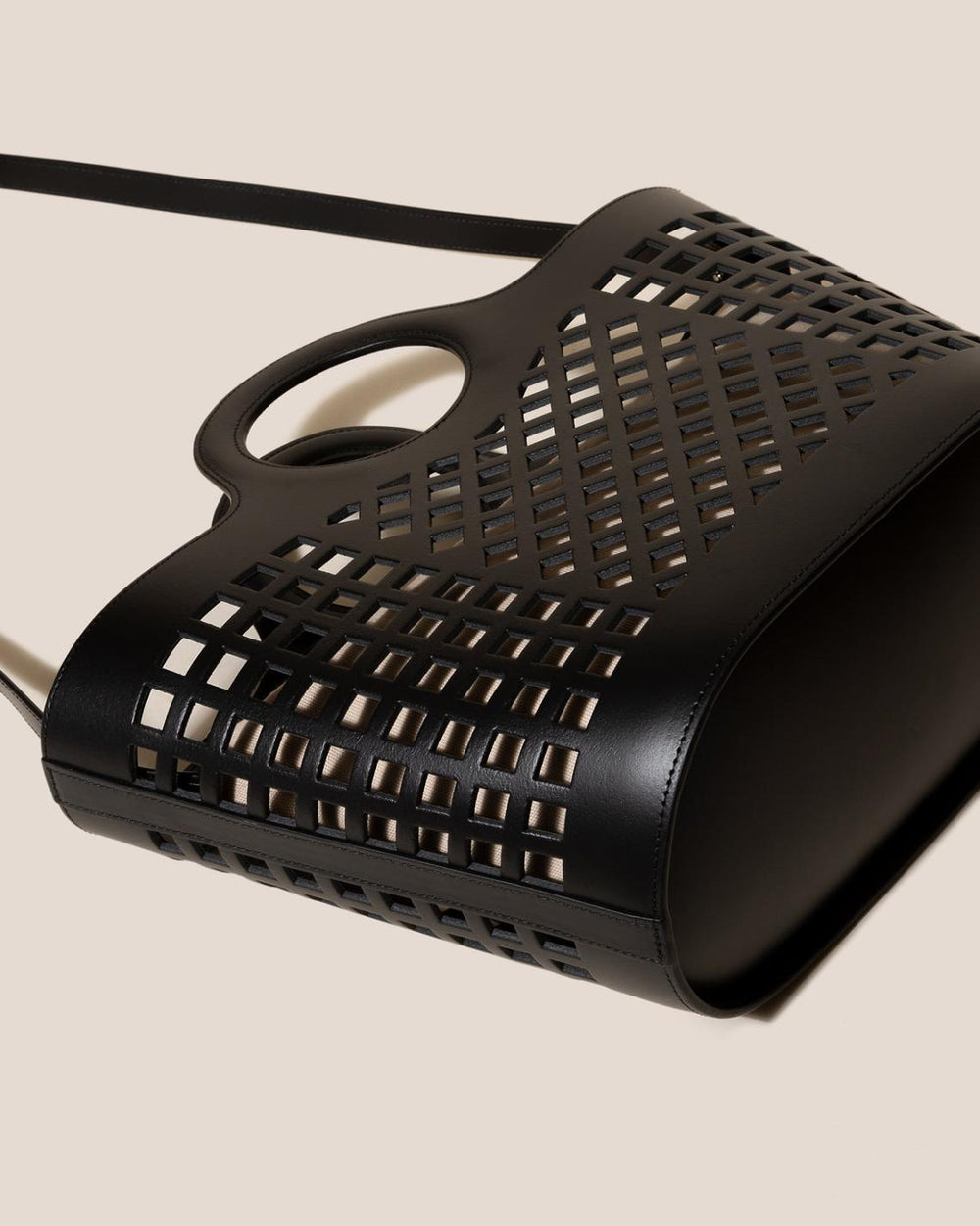 Hereu Crossbody Bags | COLMADO - Cut-out Leather Tote Bag - Women