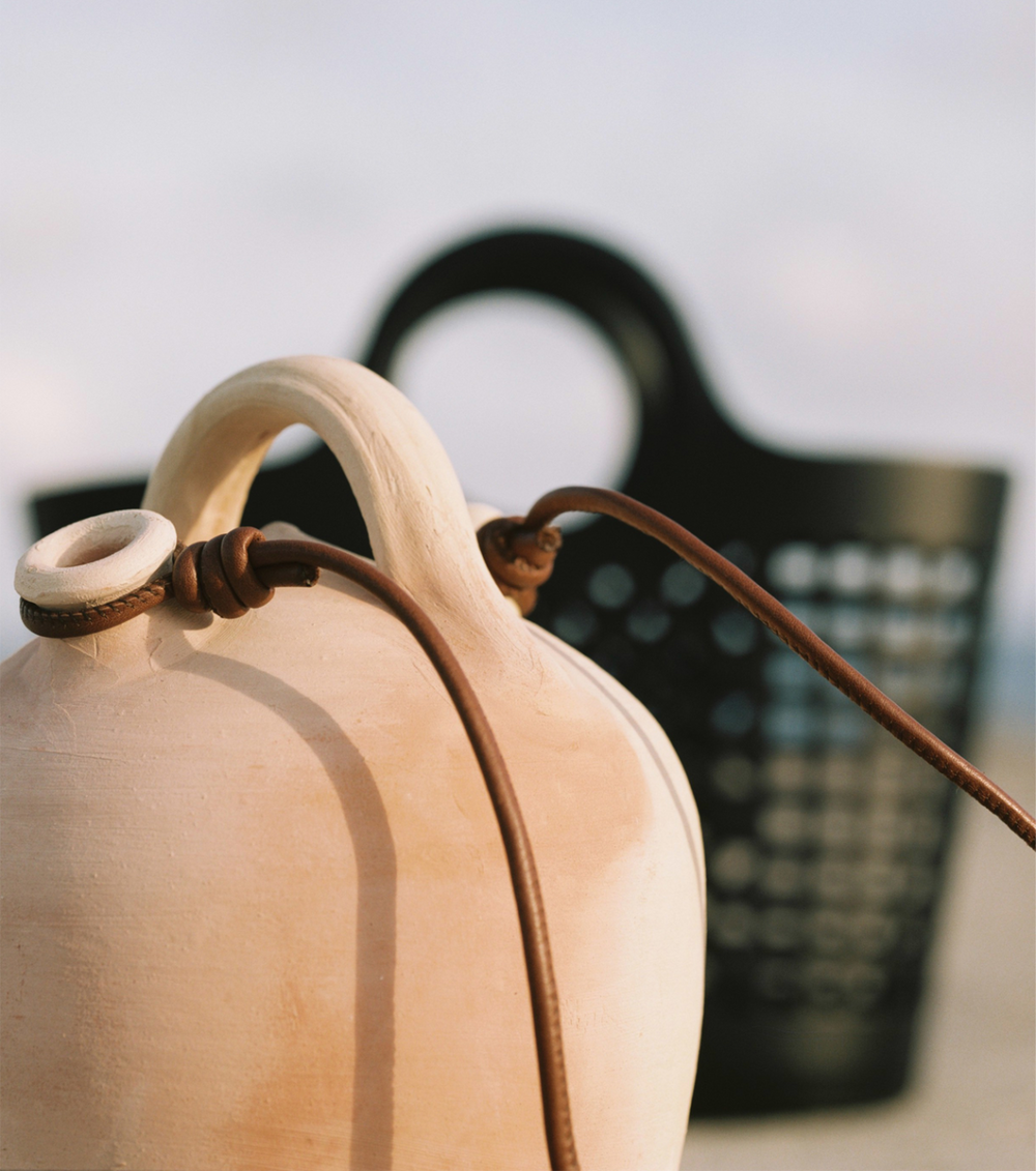 Hereu Crossbody Bags | COLMADO - Cut-out Leather Tote Bag - Women