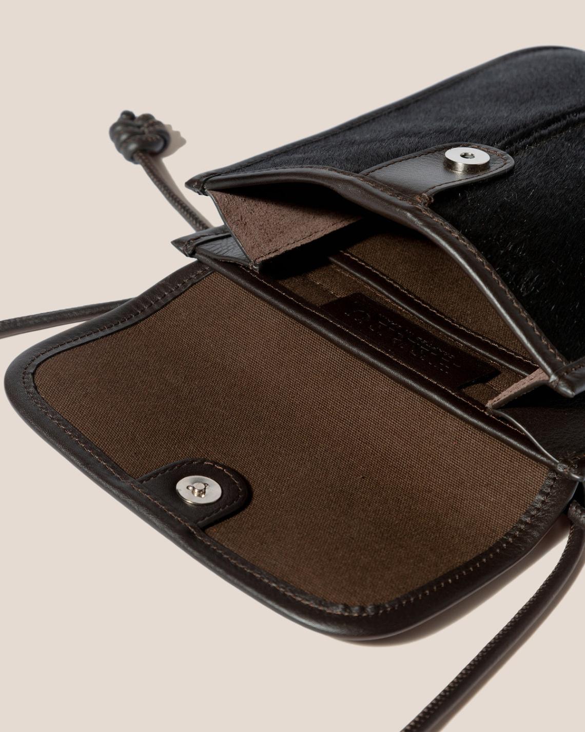 Hereu Crossbody Bags | TERRA CALF HAIR - Square-Flat Crossbody Bag - Women/Men