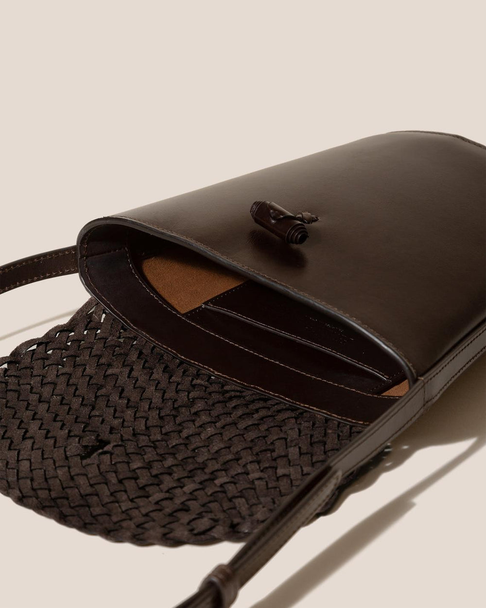 Hereu Crossbody Bags | TOMIRA - Braided Flap Crossbody Bag - Women