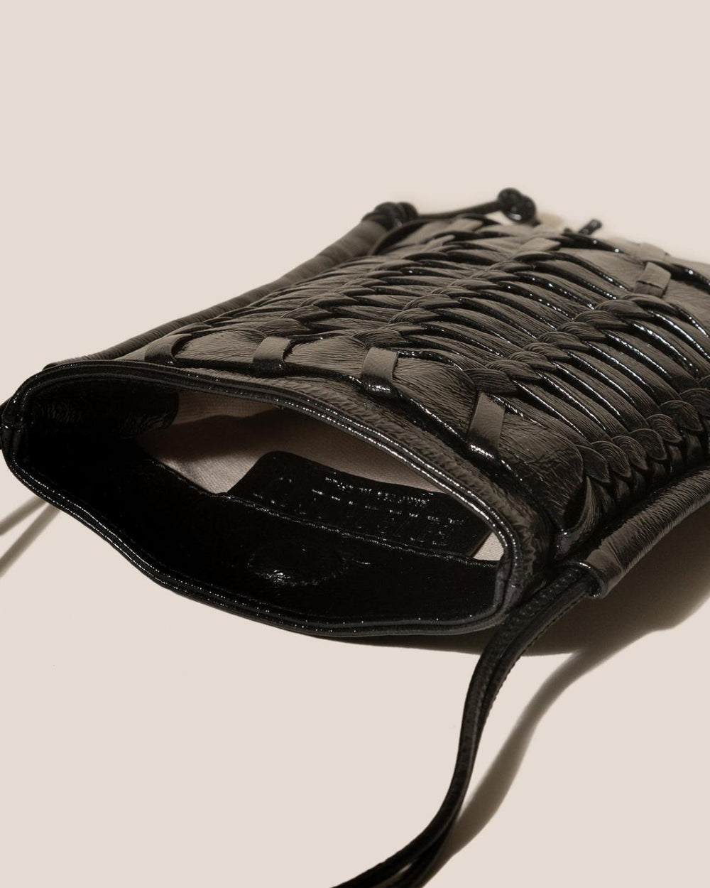 Hereu Crossbody Bags | TRENA MINI CRINKLED GLOSSY - Flat Square Crossbody Bag - Men/Women