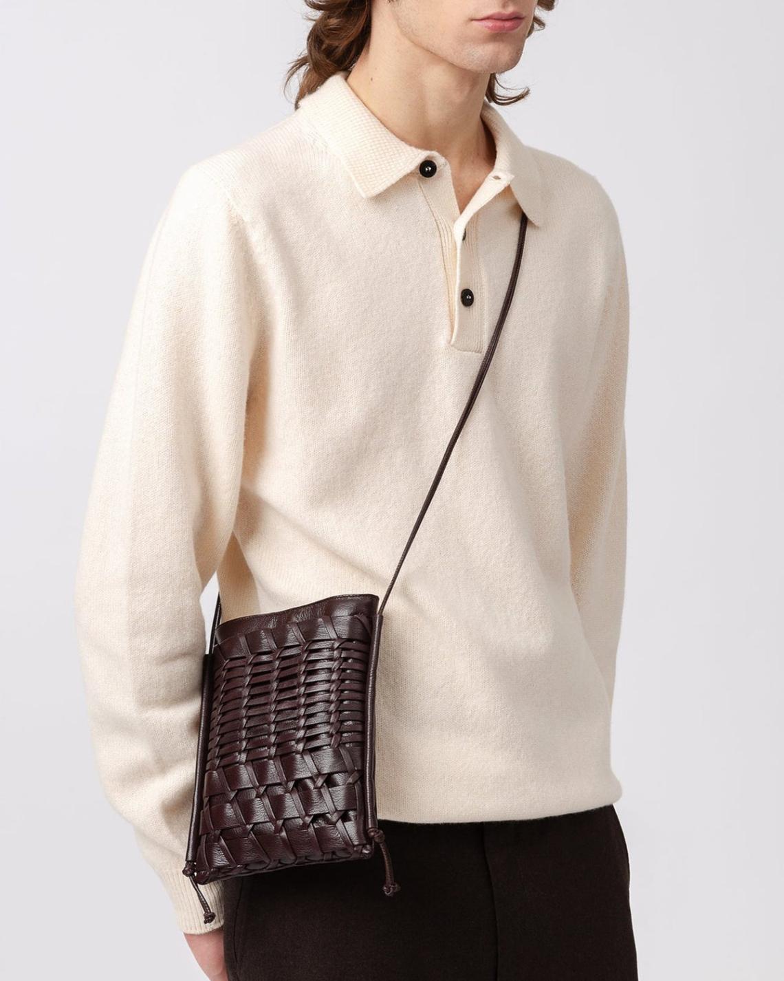 Hereu Crossbody Bags | TRENA SUPPLE SHINY - Flat Square Crossbody Bag - Women/Men