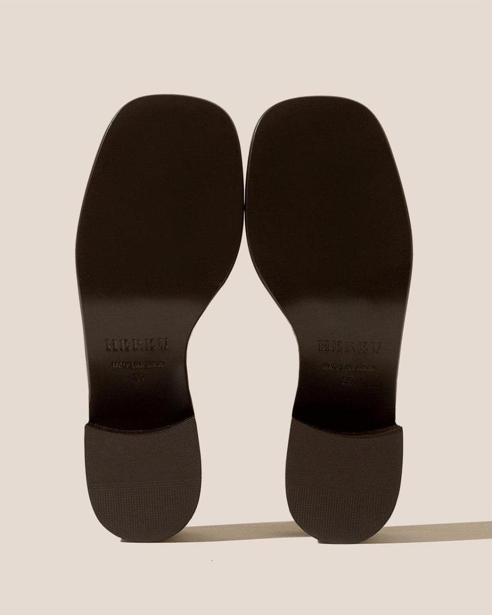 Hereu Heels | ANCORA SQUARED HEELED SHEARLING - Open-Toe Fisherman Sandal - Women