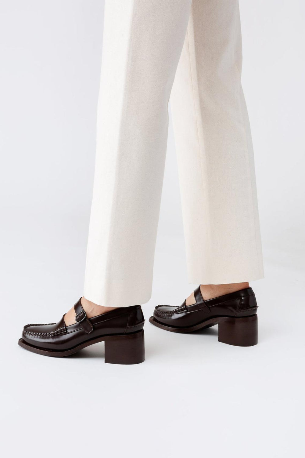 Hereu Heels | BLANQUER HEELED - Mary Jane Loafer - Women