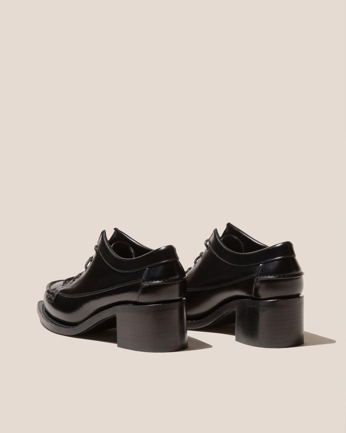 Hereu Heels | PRIEGO SQUARED HEELED - Lace Up Moccasin - Women