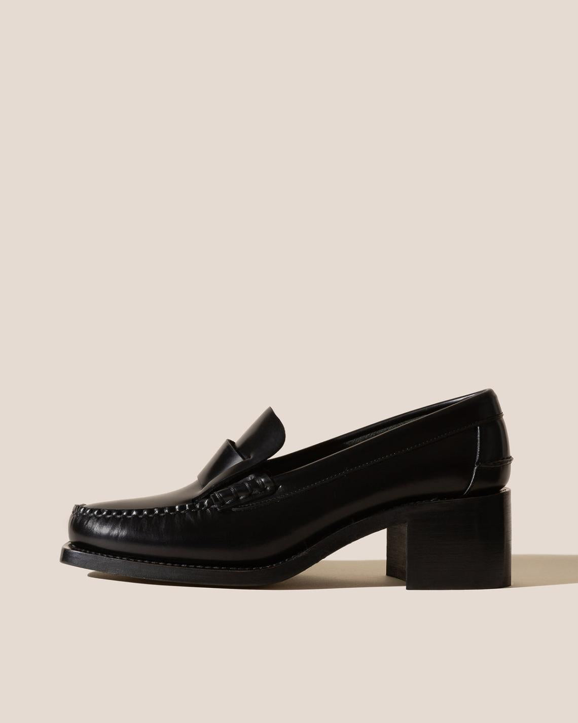 Hereu Heels | SINEU HEELED - Interlaced Detail Slip-On Loafer - Women