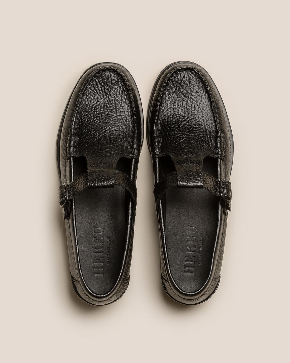 Hereu Loafers | ALBER GRAINY - T-bar Loafer - Men