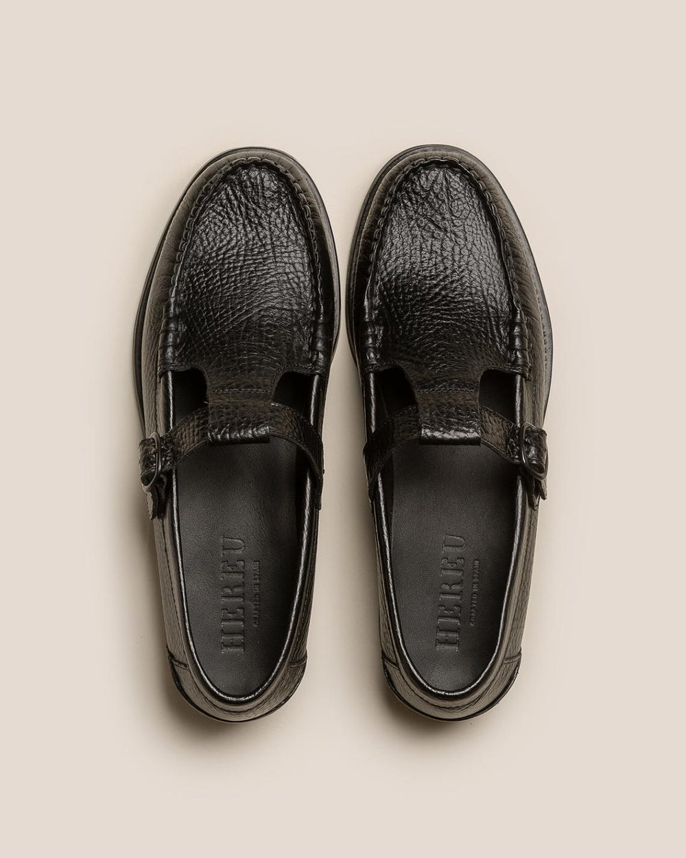 Hereu Loafers | ALBER GRAINY - T-bar Loafer - Women