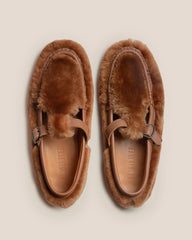 Hereu Loafers | ALBER SHEARLING - T-bar Loafer - Men