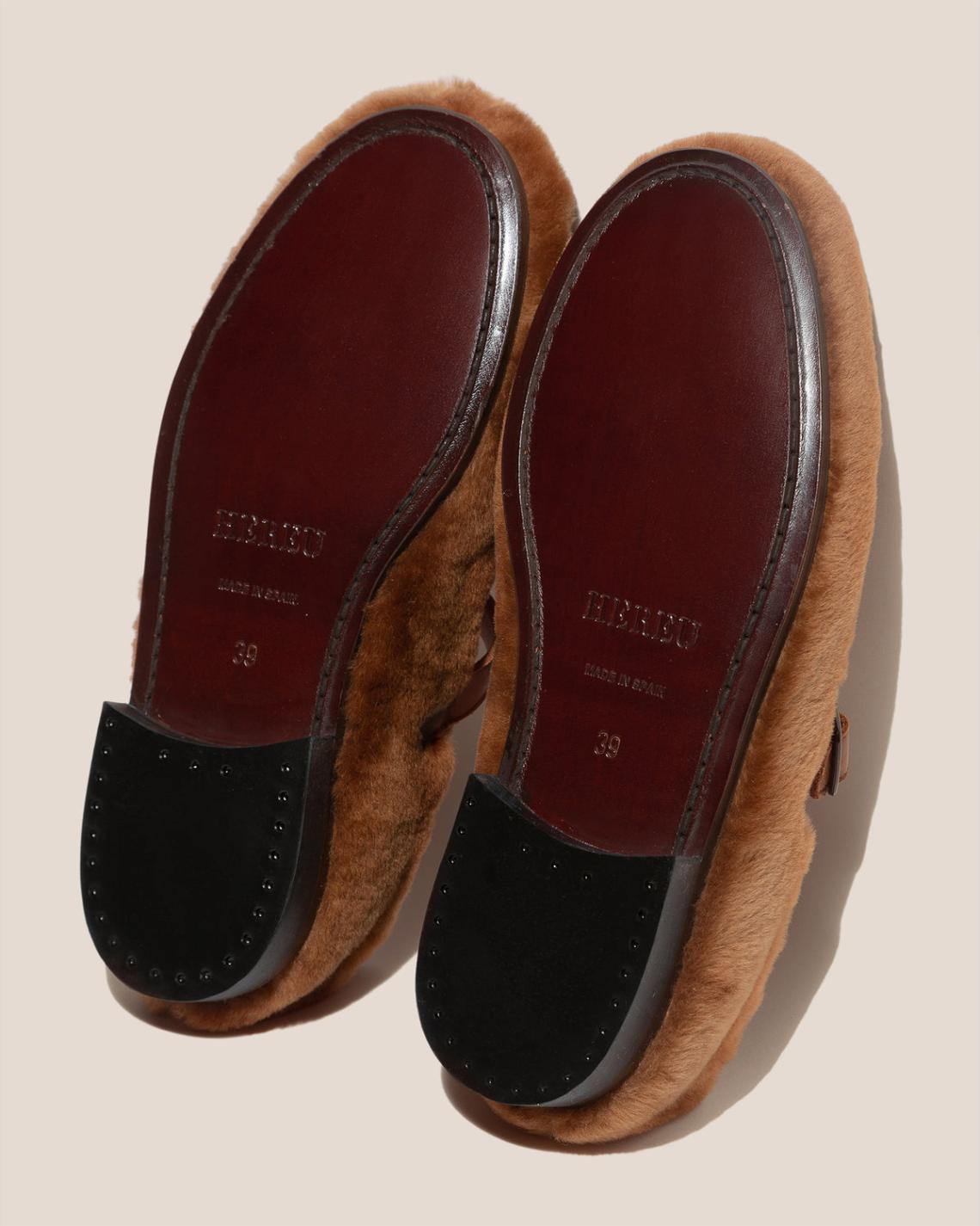 Hereu Loafers | ALBER SHEARLING - T-bar Loafer - Men