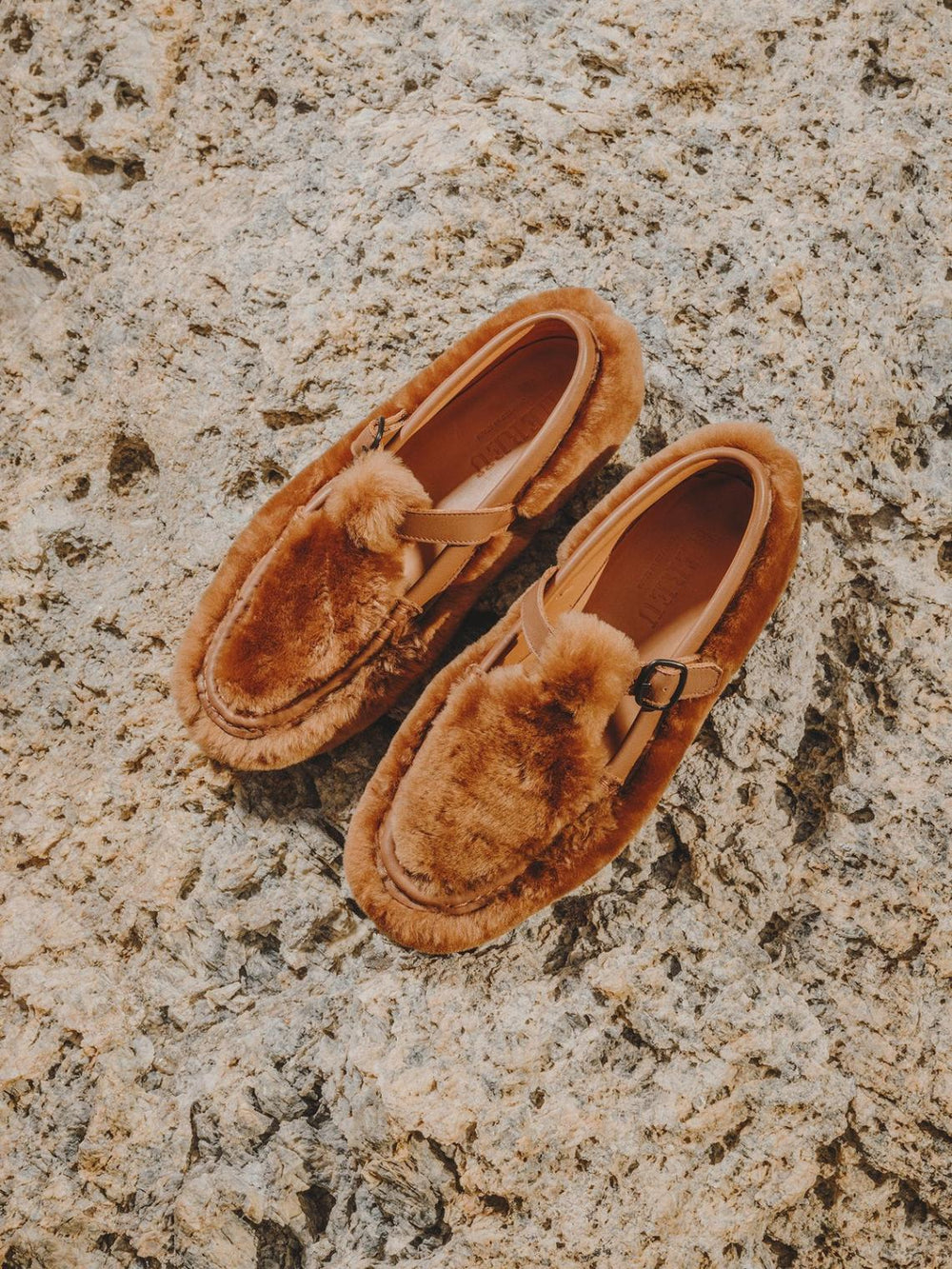 Hereu Loafers | ALBER SHEARLING - T-bar Loafer - Men