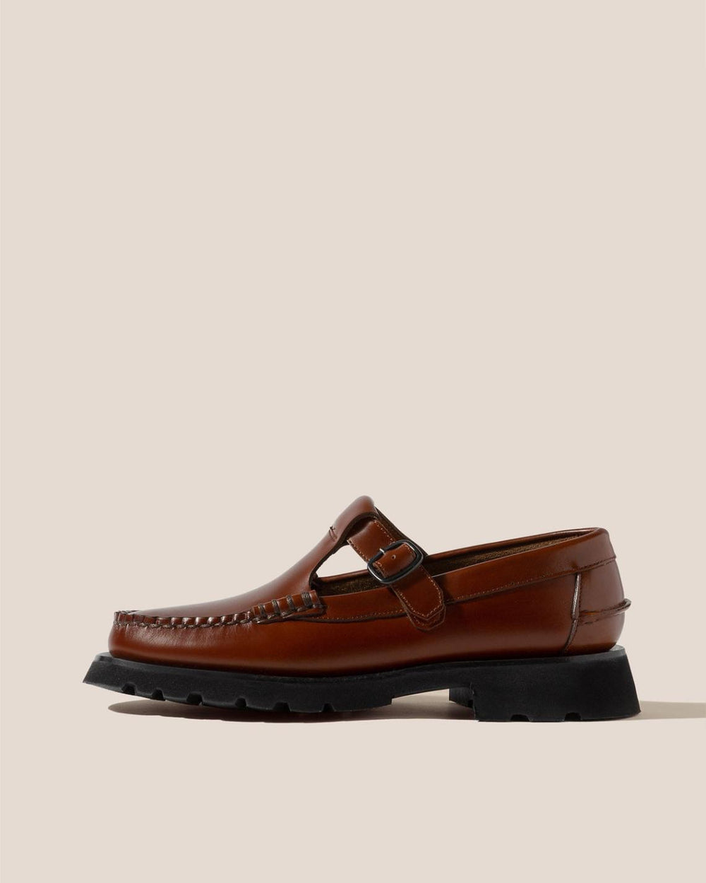 Hereu Loafers | ALBER SPORT - Tread Sole T-Bar Loafer - Men