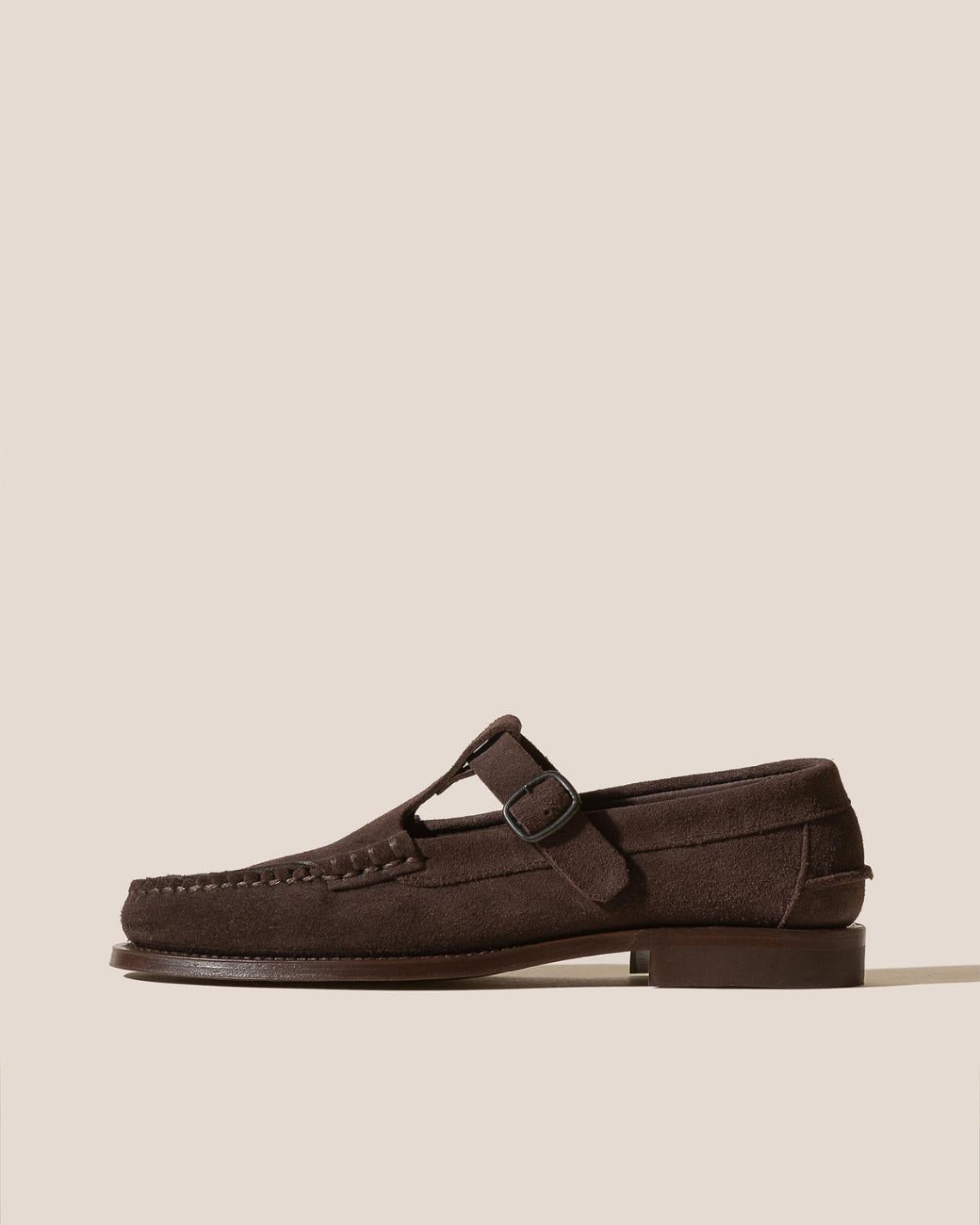 Hereu Loafers | ALBER SUEDE - T-bar Loafer - Men