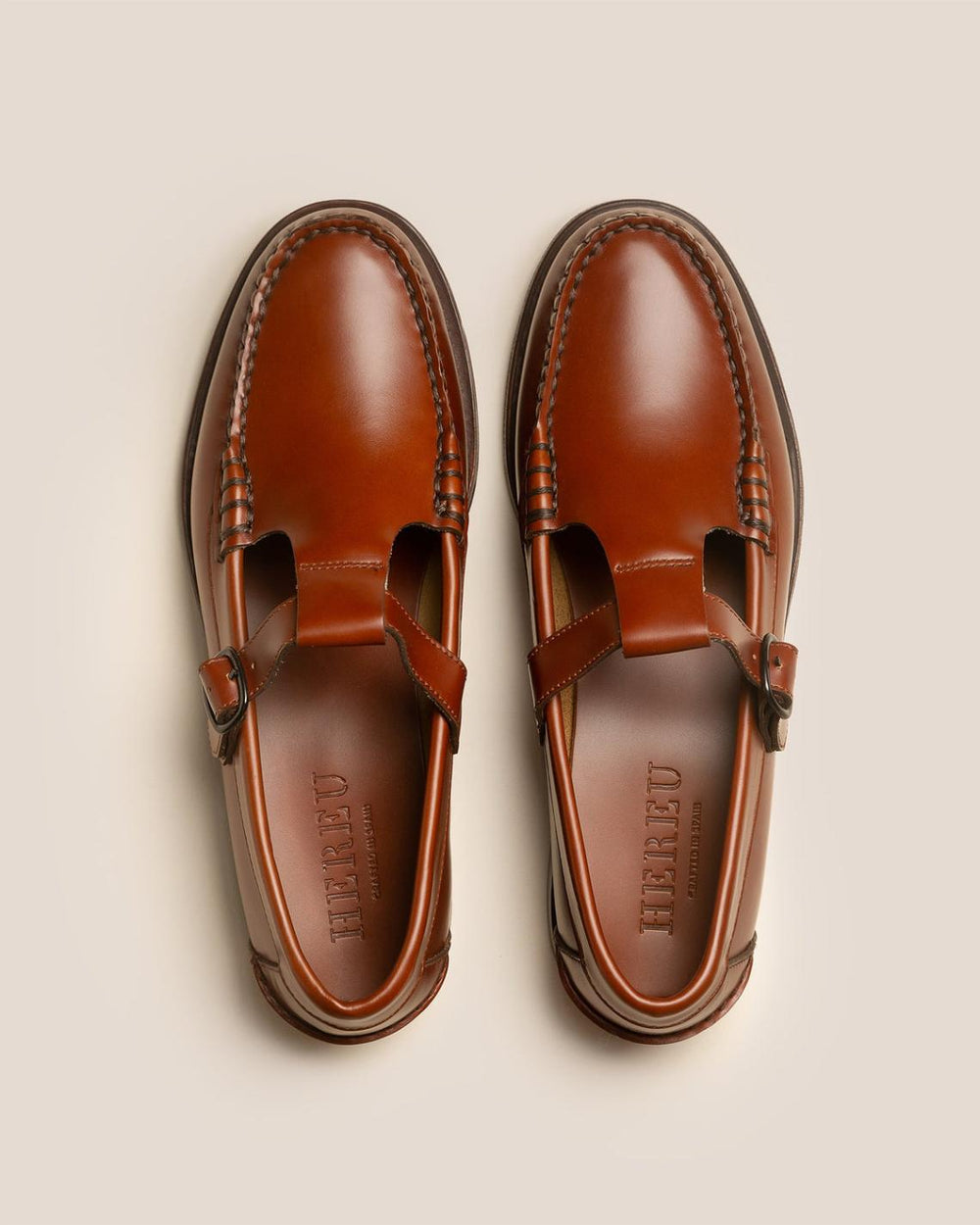 Hereu Loafers | ALBER - T-bar Loafer - Men