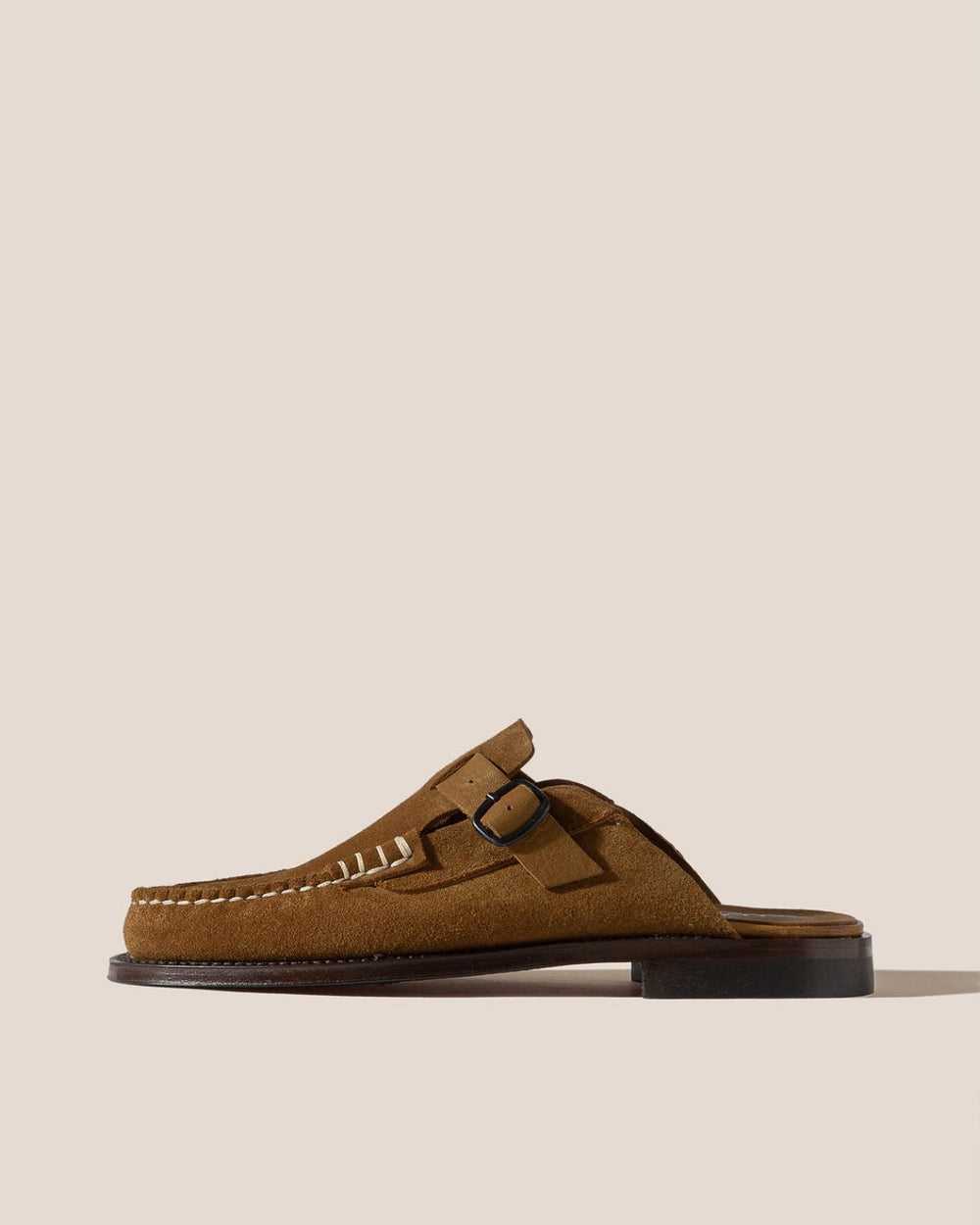Hereu Loafers | BARRACA - Buckle-strap Mule Loafer - Men