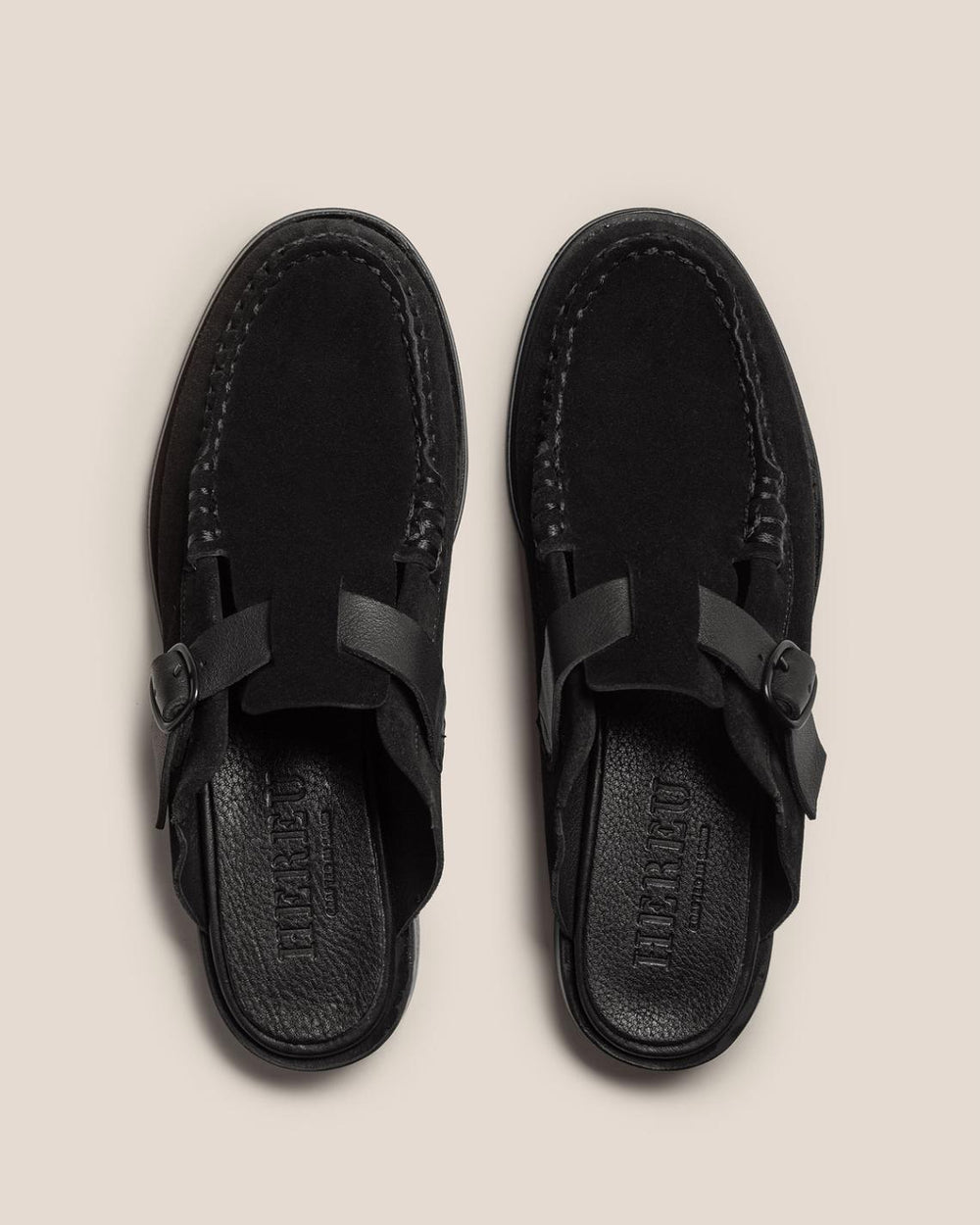 Hereu Loafers | BARRACA - Buckle-strap Mule Loafer - Men