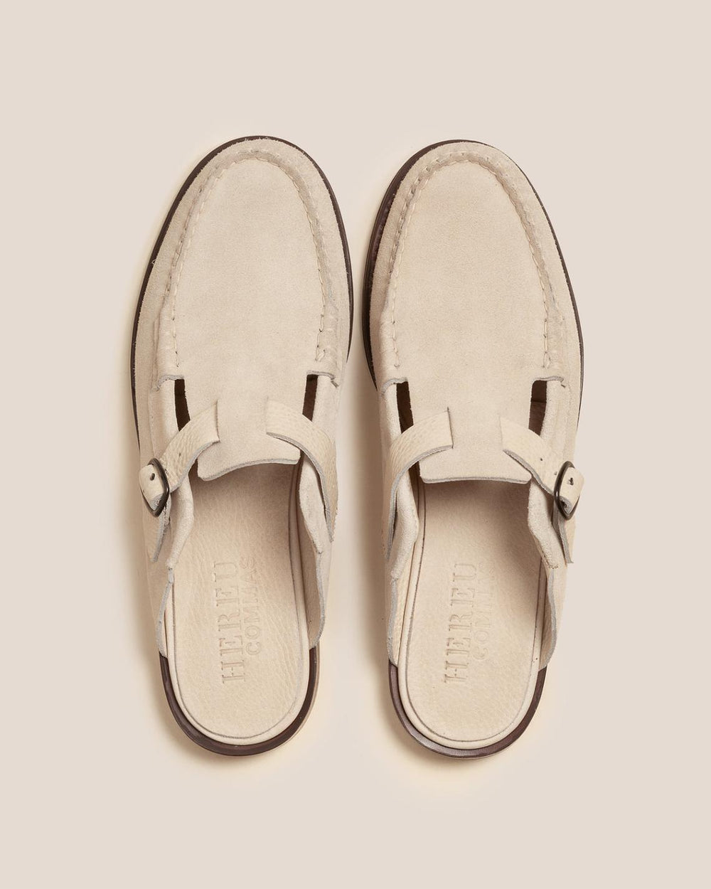 Hereu Loafers | BARRACA - Buckle-strap Mule Loafer - Men