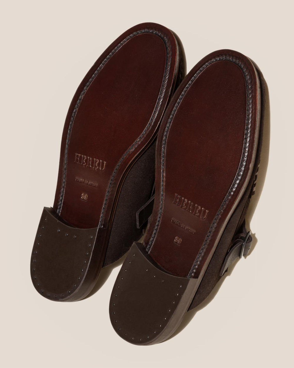 Hereu Loafers | BARRACA - Buckle-strap Mule Loafer - Men