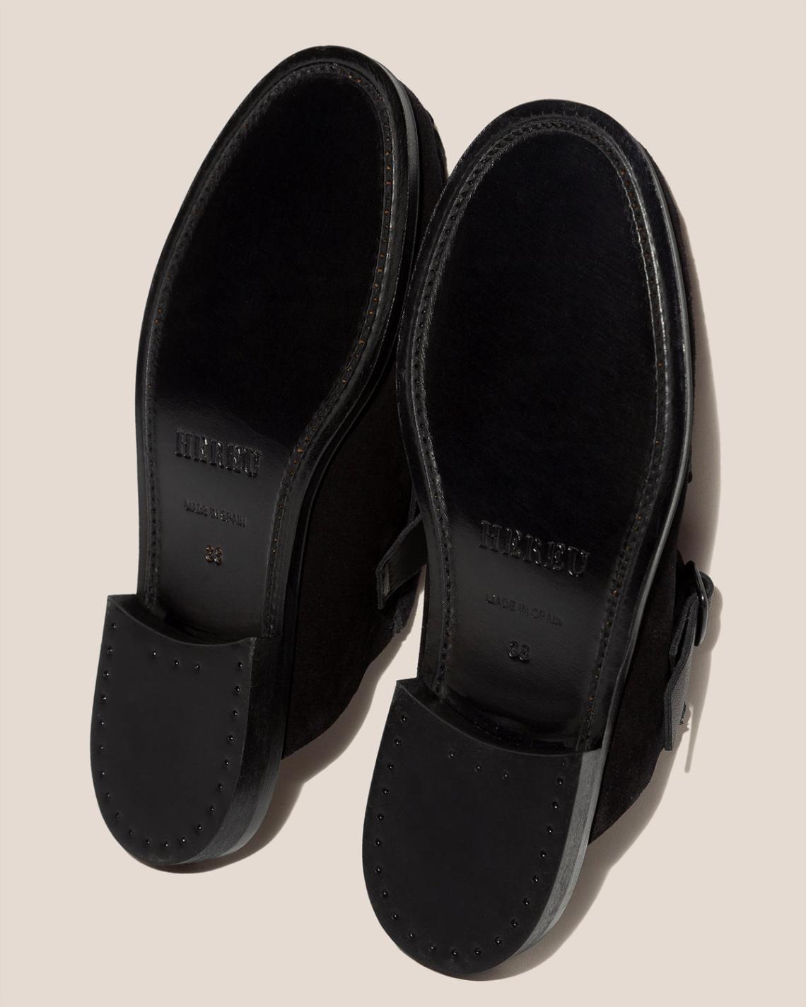 Hereu Loafers | BARRACA - Buckle-strap Mule Loafer - Men