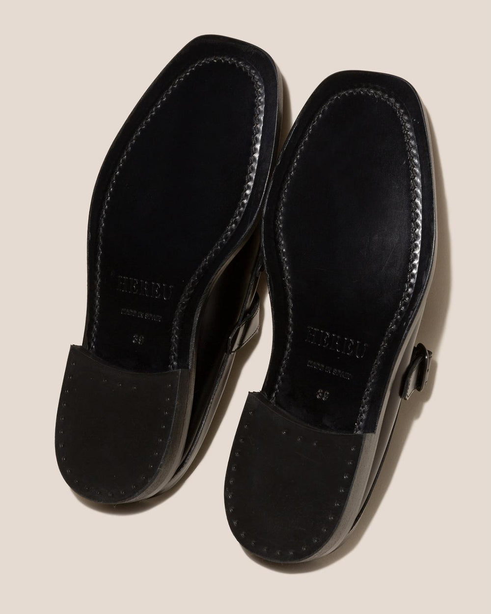 Hereu Loafers | BONELL - Woven T-bar Mule Loafer - Men