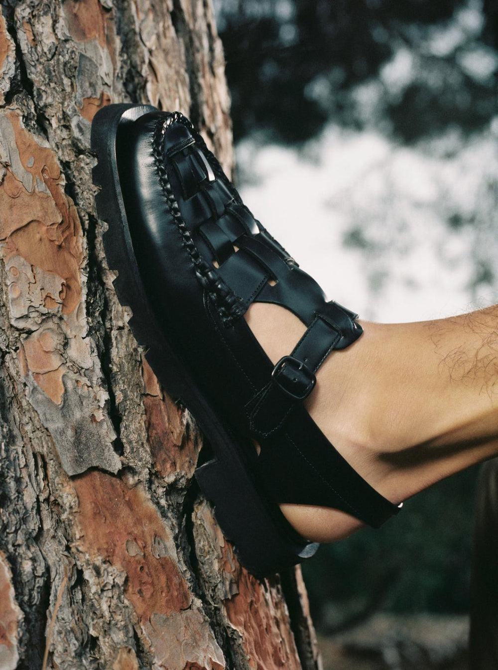 Hereu Loafers | CRANC SPORT - Tread Sole Slingback Loafer - Men