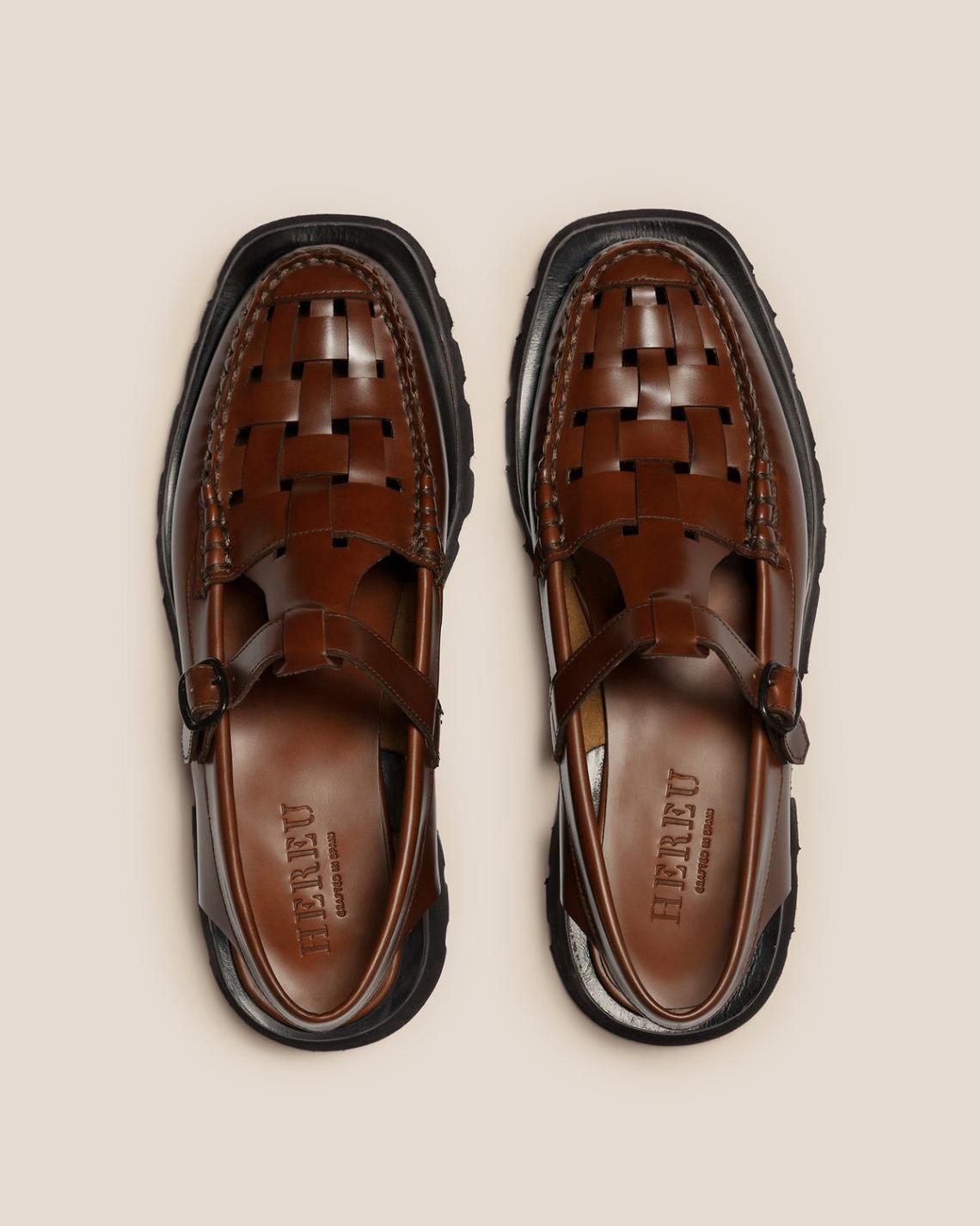 Hereu Loafers | CRANC SPORT - Tread Sole Slingback Loafer - Men