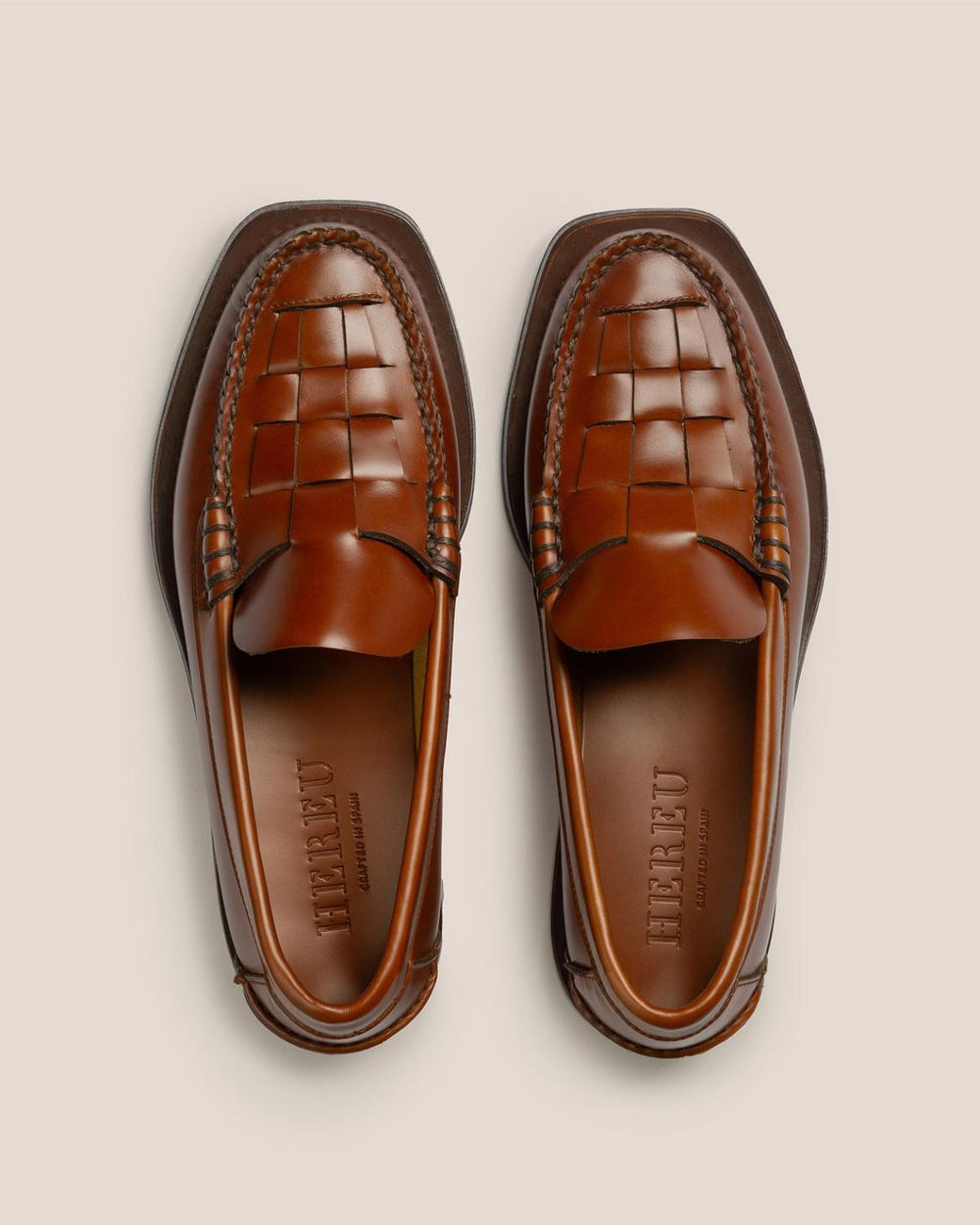 Hereu Loafers | NOMBELA - Interwoven Detail Slip-on Loafer - Men