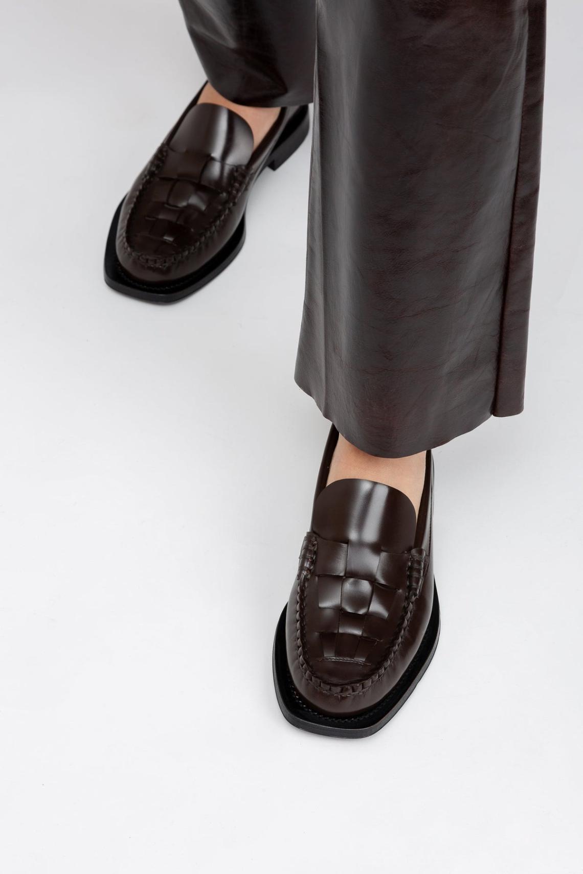 Hereu Loafers | NOMBELA - Interwoven Detail Slip-on Loafer - Men