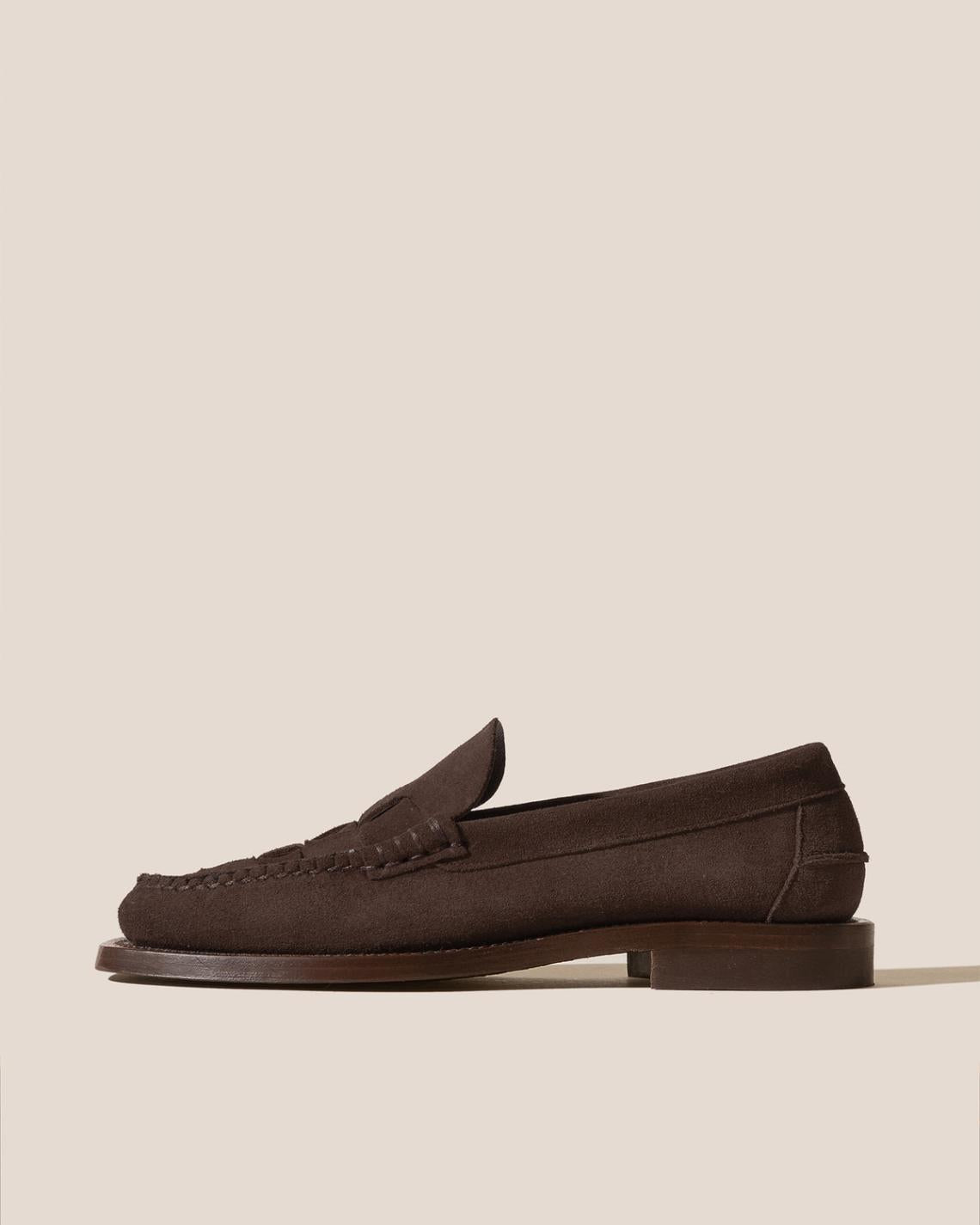 Hereu Loafers | NOMBELA SUEDE - Interwoven Detail Slip-on Loafer - Men