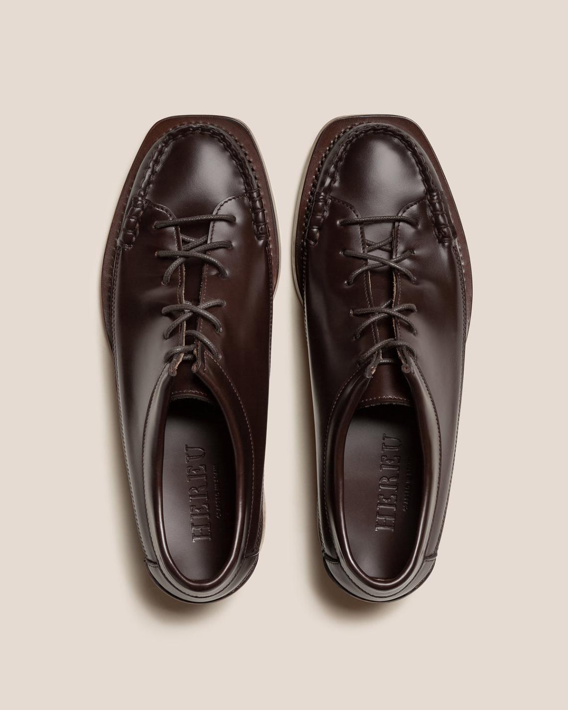 Hereu Loafers | PRIEGO SQUARED - Lace Up Moccasin - Men