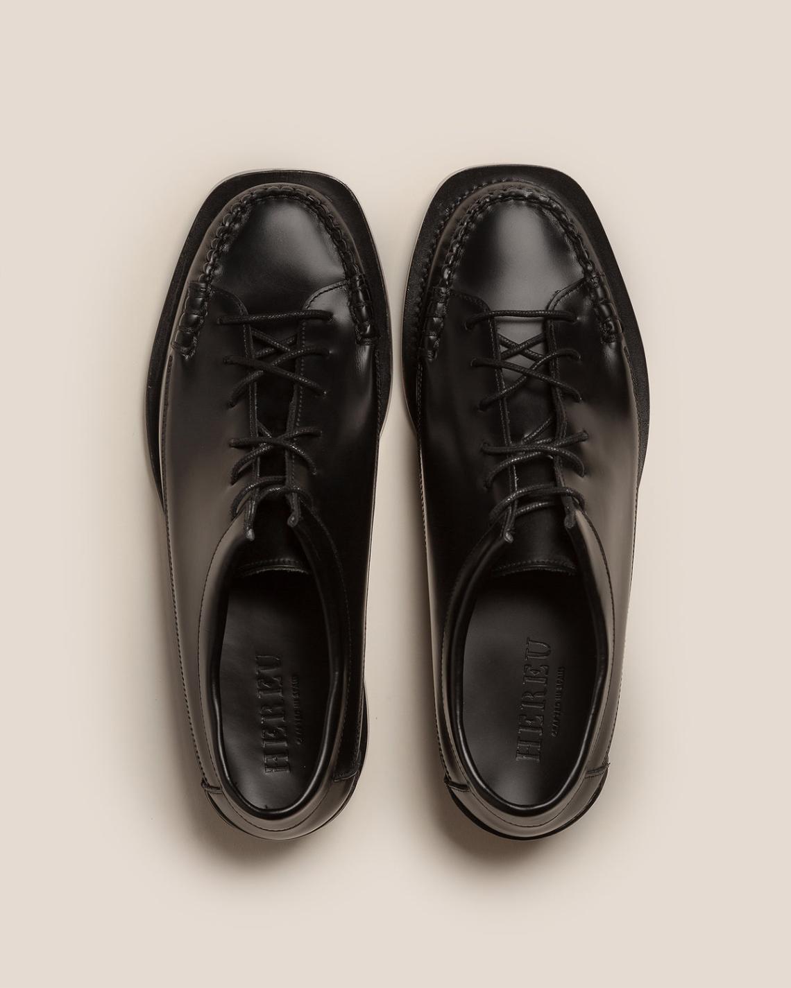 Hereu Loafers | PRIEGO SQUARED - Lace Up Moccasin - Men