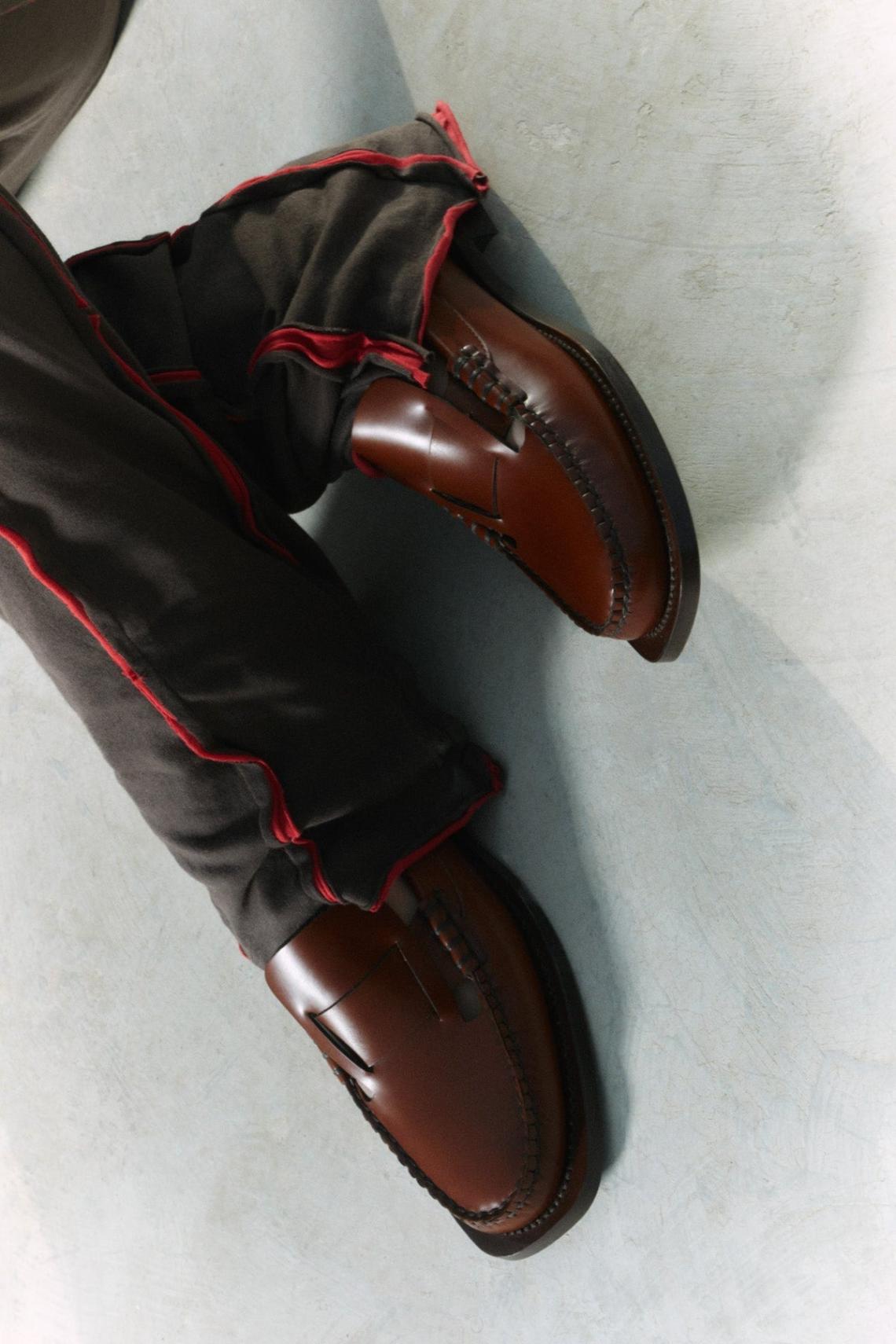 Hereu Loafers | SINEU - Interlaced-detail Slip-on Loafer - Men