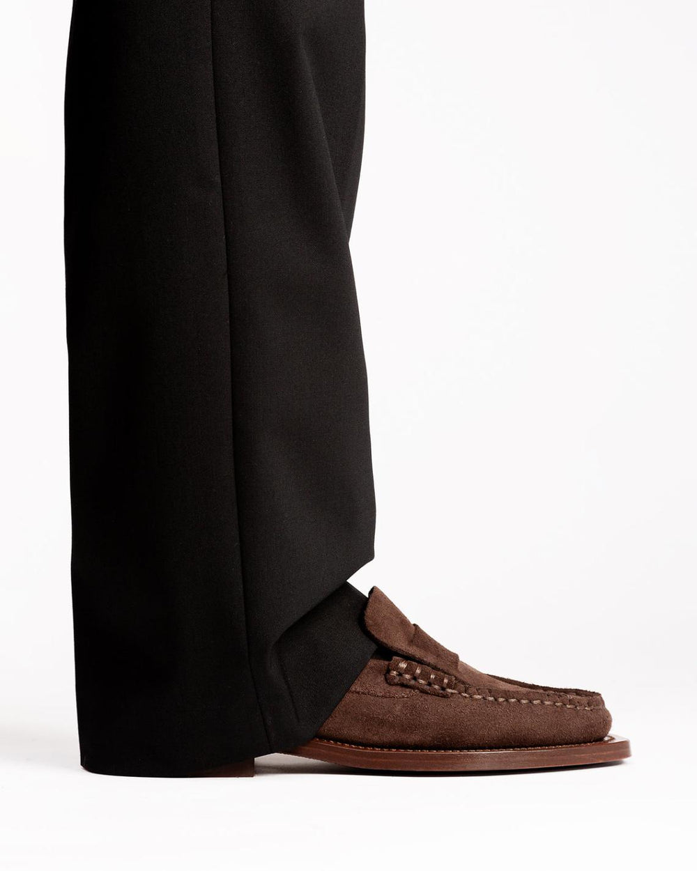 Hereu Loafers | SINEU SUEDE - Interlaced-detail Slip-on Loafer - Women