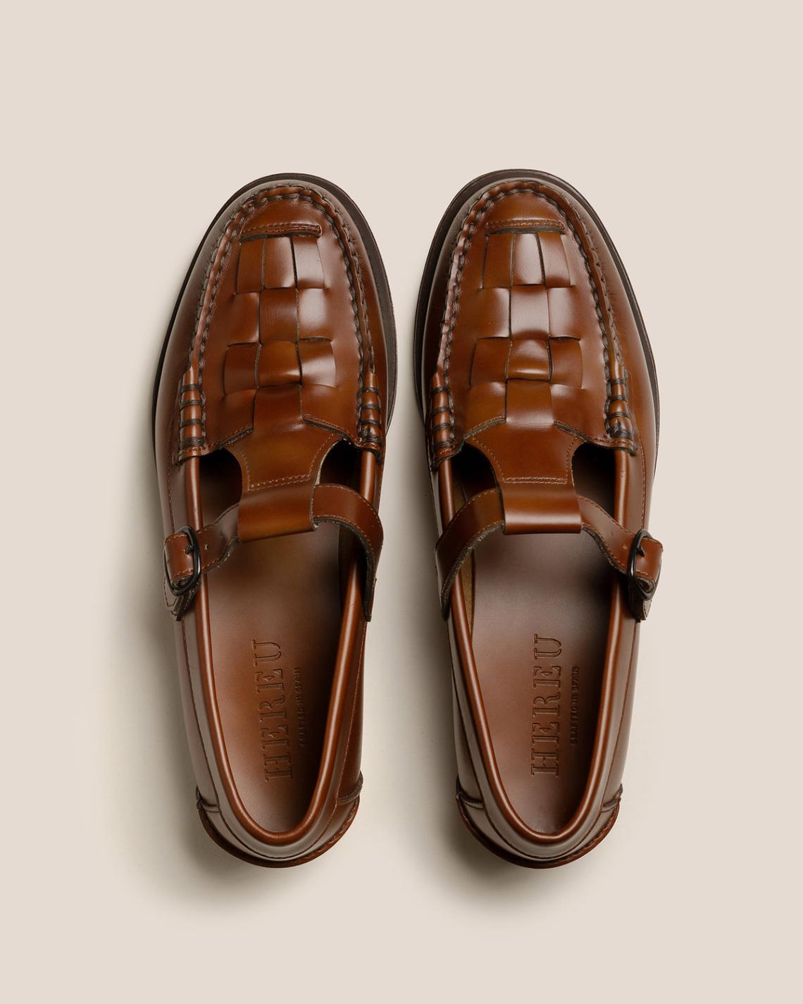 Hereu Loafers | SOLLER BRUSHED - T-bar Moccasin - Men