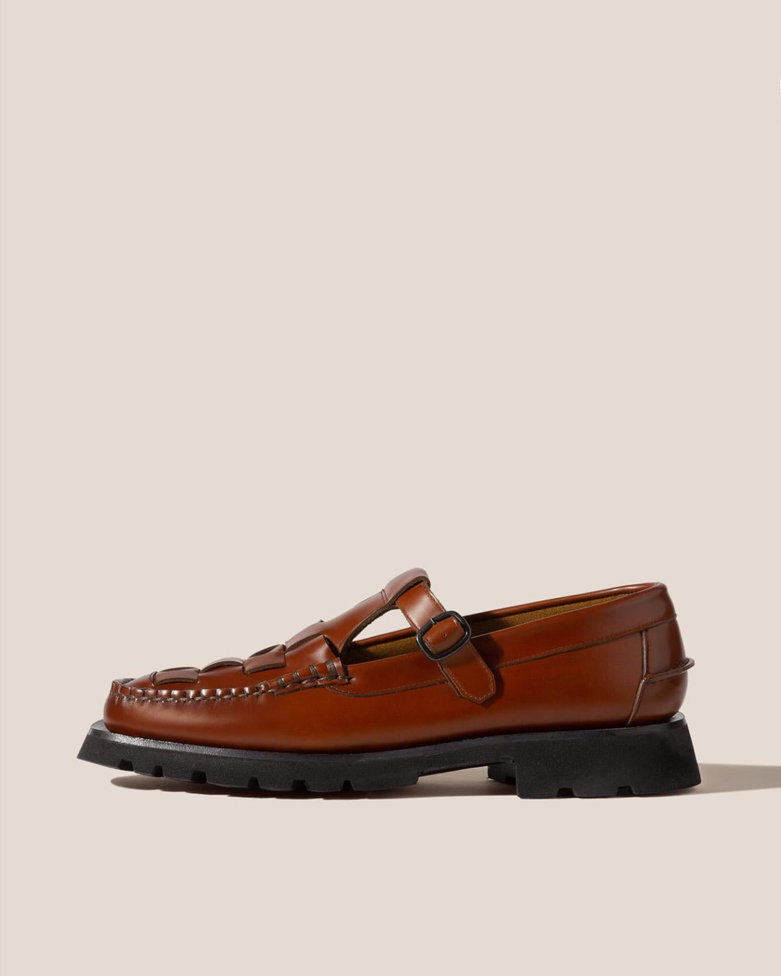 Hereu Loafers | SOLLER SPORT - Tread Sole T-Bar Loafer - Men