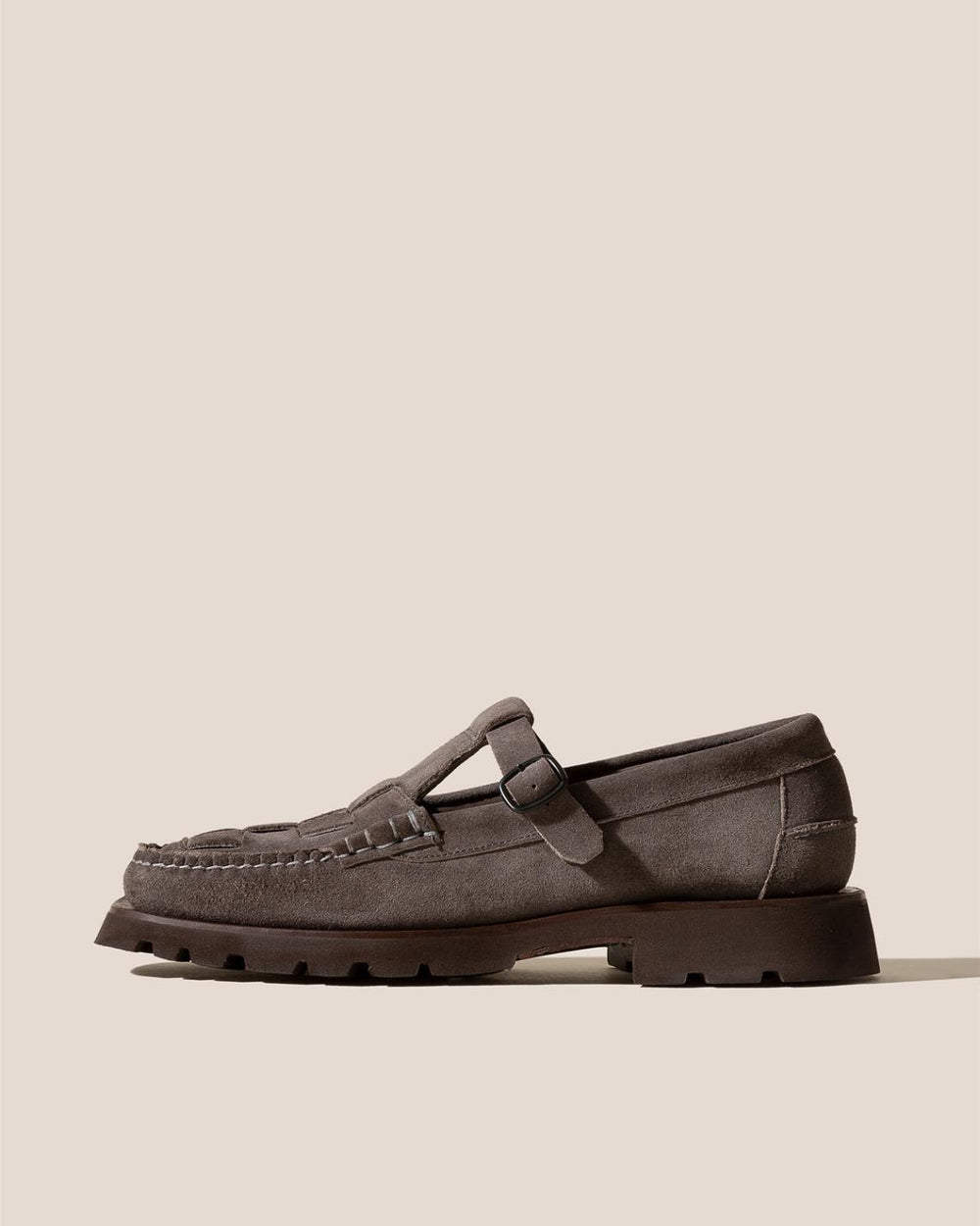 Hereu Loafers | SOLLER SPORT - Tread Sole T-Bar Loafer - Men