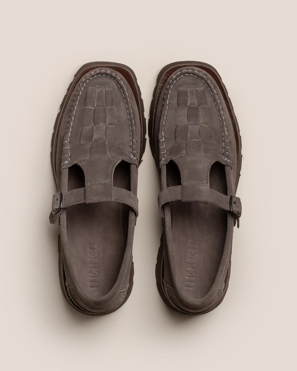 Hereu Loafers | SOLLER SPORT - Tread Sole T-Bar Loafer - Men