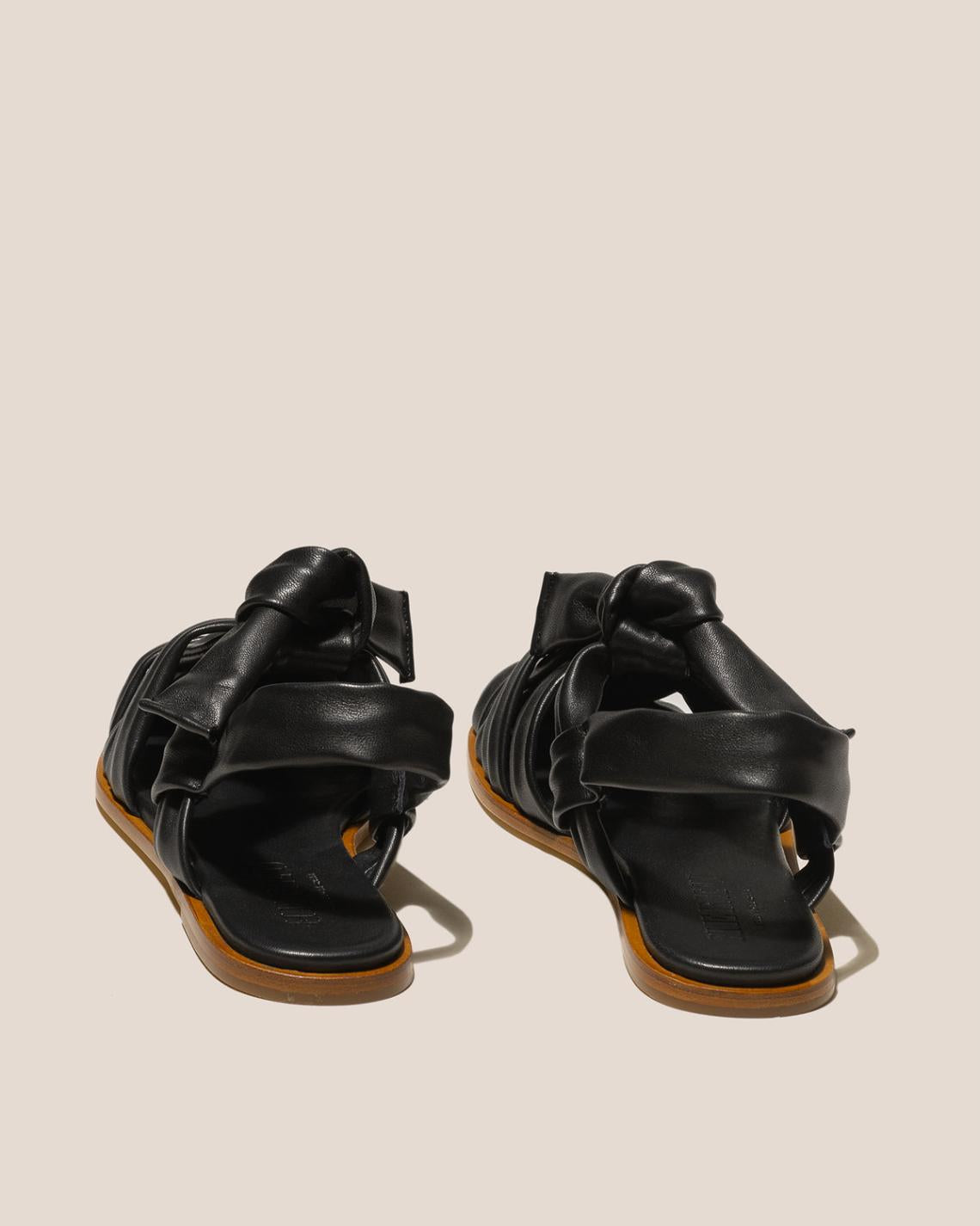 Hereu Sandals | BENA - Interwoven Knotted T-bar Sandal - Women