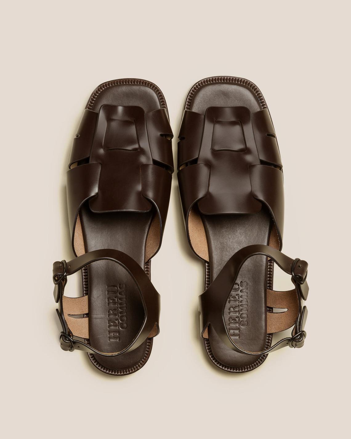 Hereu Sandals | ROCA - Square-Toe Fisherman Sandal - Men