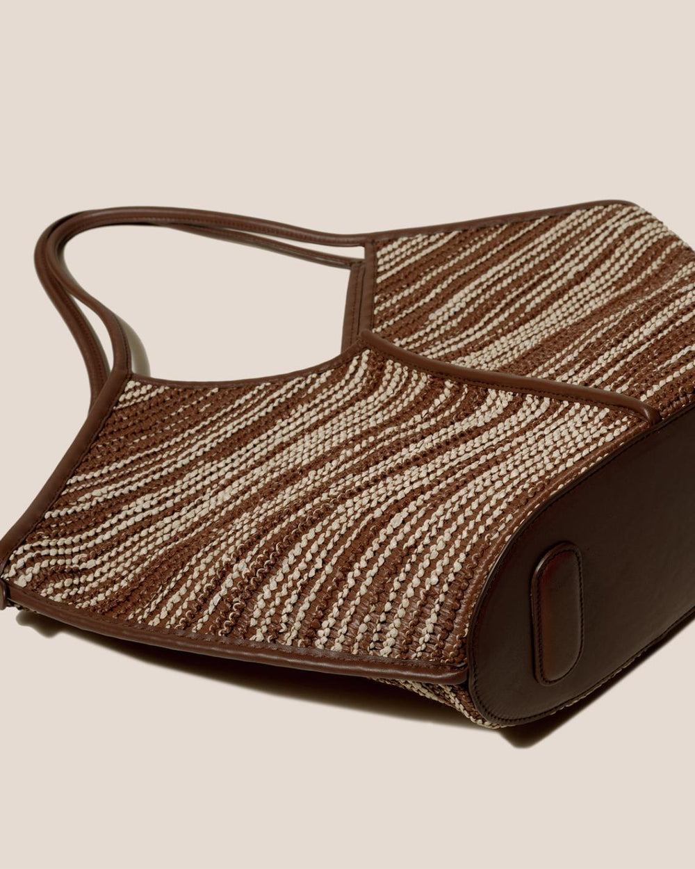 Hereu Shoulder Bags | CALELLA RAFFIA BICOLOUR - Leather-trimmed Tote Bag - Women/Men