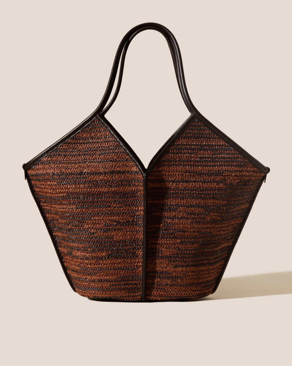 Hereu Shoulder Bags | CALELLA RAFFIA BICOLOUR - Leather-trimmed Tote Bag - Women/Men