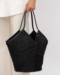 Hereu Shoulder Bags | CALELLA RAFFIA - Leather-trimmed Tote Bag - Women/Men