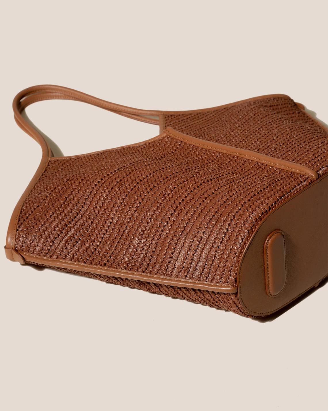 Hereu Shoulder Bags | CALELLA RAFFIA - Leather-trimmed Tote Bag - Women/Men
