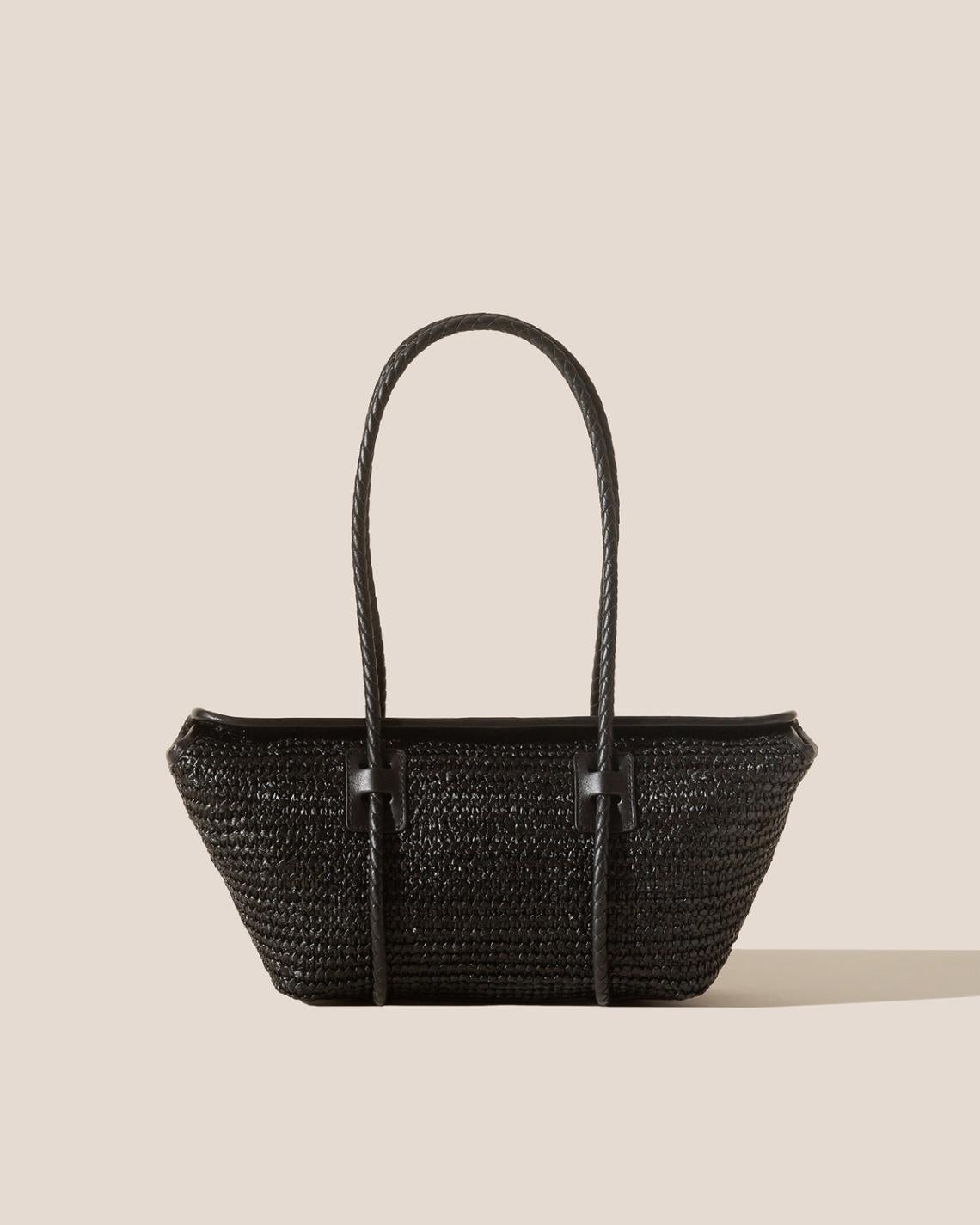 Hereu Shoulder Bags | FORNA RAFFIA - Leather Framed Shoulder Bag - Women
