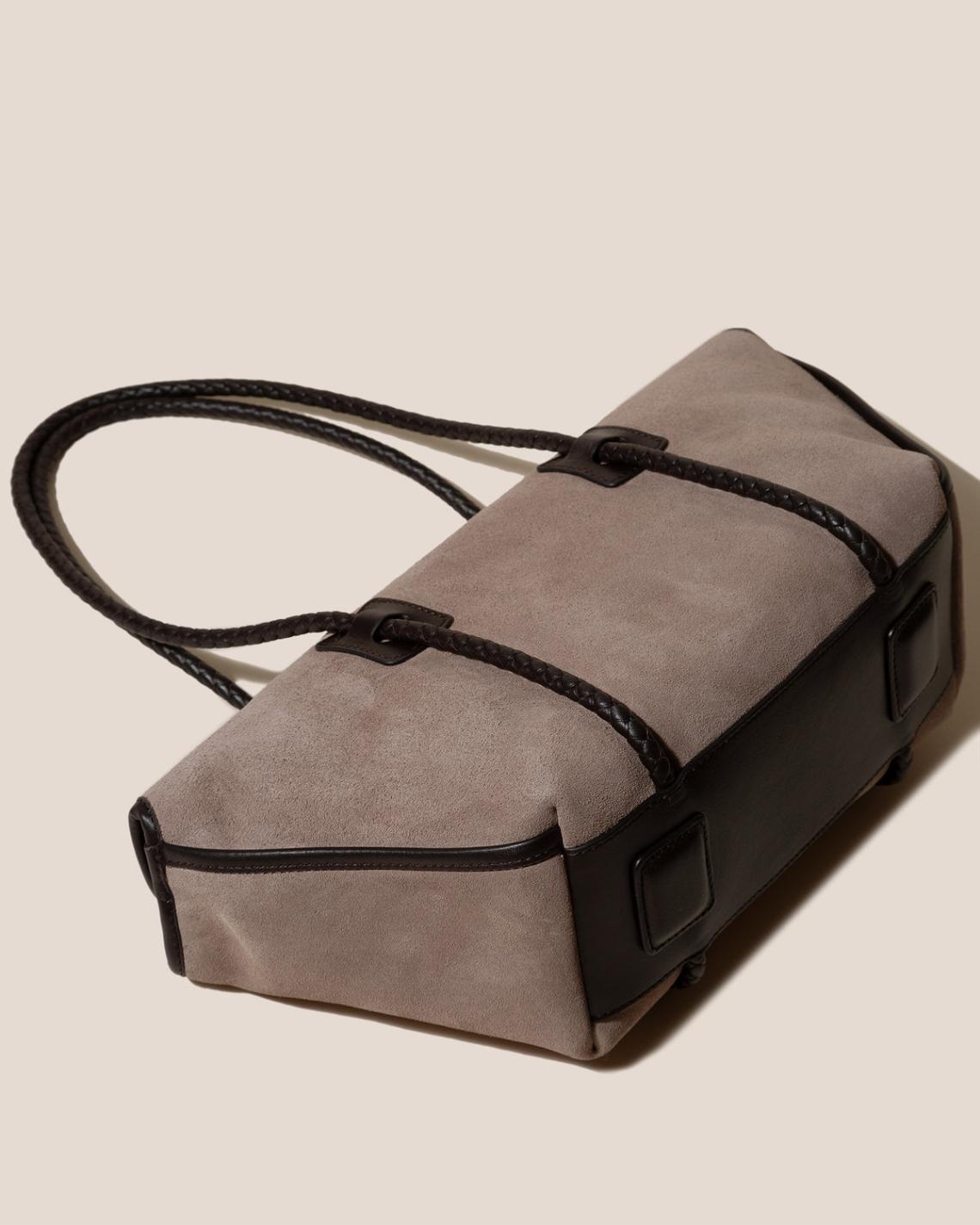 Hereu Shoulder Bags | FORNA SUEDE - Leather Framed Shoulder Bag - Women