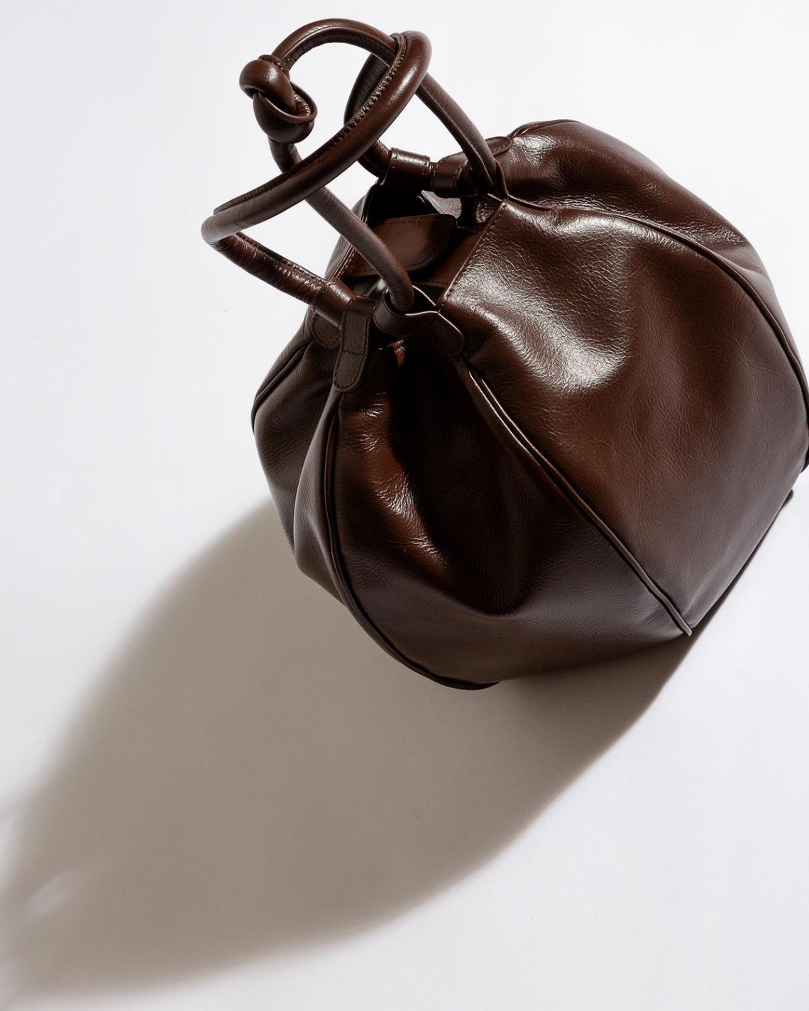 Hereu Shoulder Bags | GLOBUL DISTRESSED - Balloon-Shaped Shoulder Bag - Women