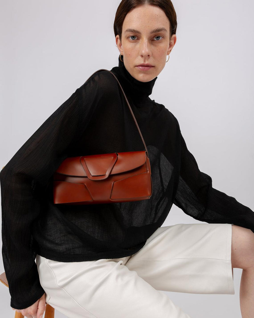 Hereu Shoulder Bags | MABRA - Woven Detailed Baguette Bag - Women