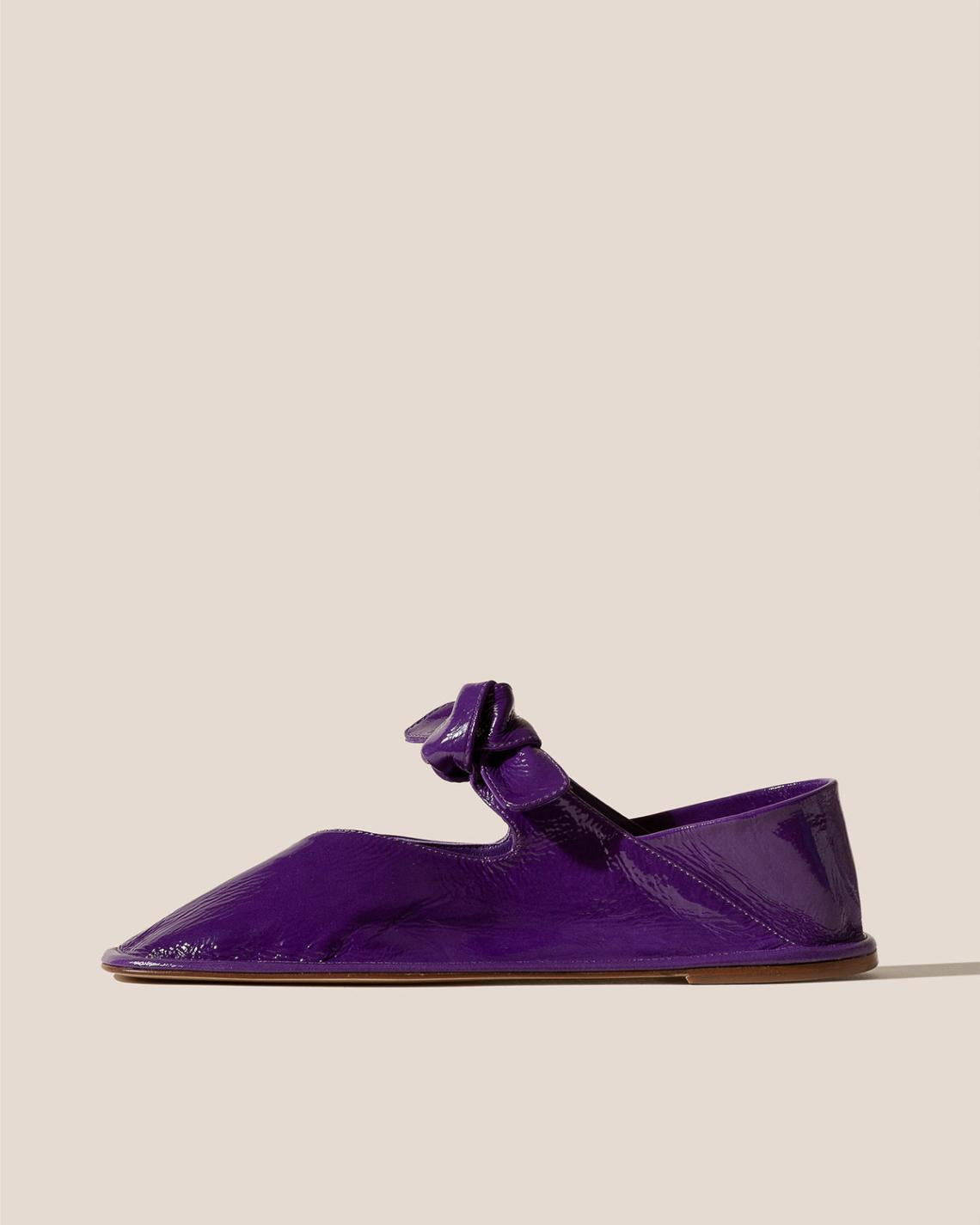 Hereu Soft Shoes | LLASADA CRINKLED GLOSSY - Front-Knot Pump - Women